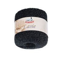 Příze Lasie Černá 124 50g / 150 m