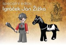IGRÁČEK Hrad herní set 2 figurky s koněm a doplňky