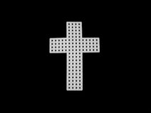4 bílá křížek