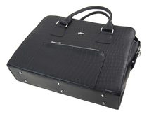 Dámská luxusní taška na notebook černá matná ST04 15.6 palce GROSSO