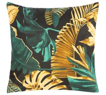 Povláček bavlněný - 40x40 cm zelená monstera