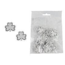 Dekorace list, 25 ks D6622 - 3 x 3 x 0,4 cm