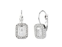 Náušnice z nerezové oceli s broušenými kamínky