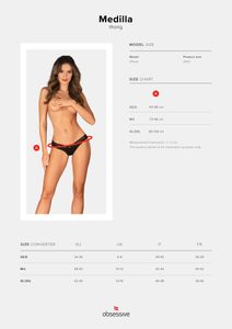 Krásná tanga Medilla thong - Obsessive