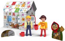 IGRÁČEK Maminka figurka 7,5cm rodina v krabičce STAVEBNICE