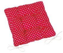 Sedák Adéla prošívaný Červená,Bílá 41/014 40x40 cm