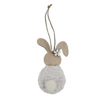 Velikonoční zajíček k zavěšení D7662-01 - 6x11x0,5