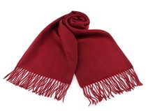 Zimní šála / pléd s třásněmi 70x180 cm