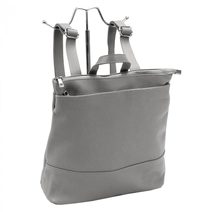 Kožená malá dámská crossbody kabelka na řetízku petrolejová modrá