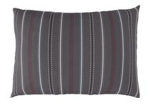 Povlak na polštář saténový panel LOOP modré