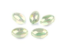 Plastové korálky olivy 13x20 mm 10 g