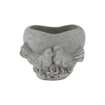 Cementový obal k osázení srdce X7049 - 14.5 x 12 x 11.5 cm