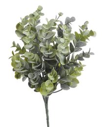 Umělý eucalyptus zaprášený - zelená