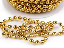 Perlový řetěz Ø6 mm návin 3 metry