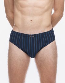 GINA pánské slipy se širším bokem, širší bok, šité 71135P