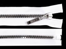 Kostěný zip šíře 5 mm délka 40 cm kostičky