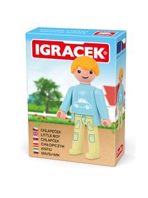 IGRÁČEK Maminka figurka 7,5cm rodina v krabičce STAVEBNICE