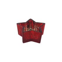Dekorační svícen hvězda S0510/1 - 9×0×4 cm