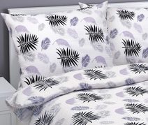 Krepové povlečení 140×200 cm + 70×90 cm – modrá, žlutá a červená