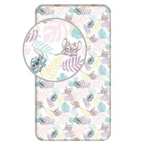 JERRY FABRICS Prostěradlo Lilo and Stitch Leaves Bavlna, 90/200 cm