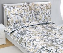 Povlečení bavlněné Šedá,Béžová 90/951