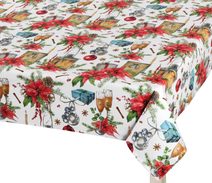 Teflonový ubrus 3018 bílá STANDARD kruh 150 cm