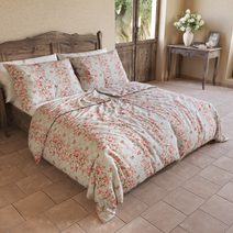 Bavlněné povlečení PROVENCE COLLECTION ROSÁLIE zelená