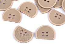 Knoflík designový půlený velikost 24", 36", 44" 50 ks