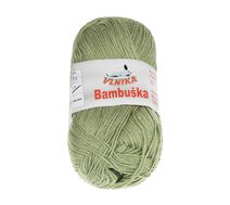 Příze BAMBUŠKA - 50g / 205 m khaki