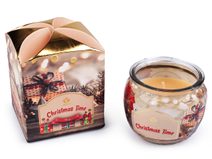 Vánoční vonná svíčka ve skle 90 g