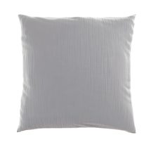 Mušelínový povlak na polštář SVĚTLE ŠEDÝ