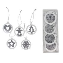 Kovové ozdoby 5 ks k1683/1 - 6 x 0,7 x 7 cm