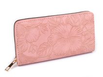 Dámská peněženka 3D květy 9,5x19 cm