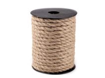 Jutová šňůra kroucená Ø8 mm návin 13m
