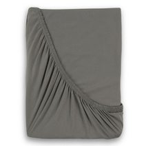 Jersey prostěradlo s lycrou jednolůžko 90x200cm tmavě šedé