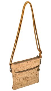 Kožená dámská crossbody kabelka v kroko designu tmavě hnědá