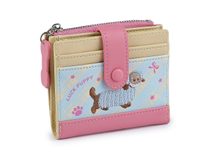 Peněženka s výšivkou jezevčíka 9x11 cm