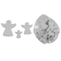 Dekorace anděl, 24 ks D6400-01 - 6 cm