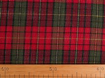 Vánoční dekorační káro s lurexem METRÁŽ