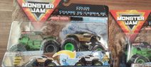 Auto terénní Monster Jam 1:64 off-road velká kola set s jezdcem kov