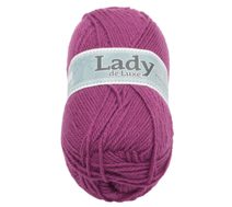 Příze LADY de Luxe Růžová,Hnědá 951 100g / 238 m