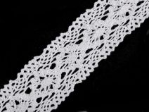 Bavlněná krajka / vsadka paličkovaná šíře 40 mm METRÁŽ