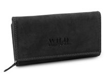 Dámská kožená peněženka 9,5x17 cm