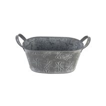 Vánoční květináč plechový K3913/2 - 15 cm