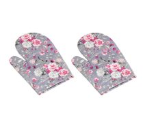 Kuchyňská chňapka - 2ks Růžová,Šedá,Bílá CH/235 28x18 cm