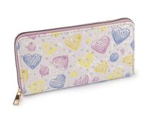 Dámská / dívčí peněženka srdce 10x19 cm