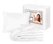 SET Kamilka LUX peřina a polštář - 140x200, 70x90 cm Bílá