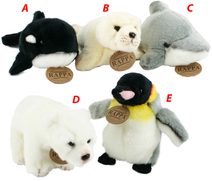 Plyšová panda sedící, 18 cm