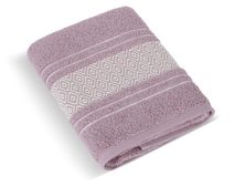 Froté ručník a osuška Mozaika - Ručník 50x100 cm starorůžová