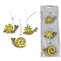 Hlemýžď k zavěšení, 3 ks D5557-02 - 6,5 x 0,6 x 3,6 - 4,2 cm